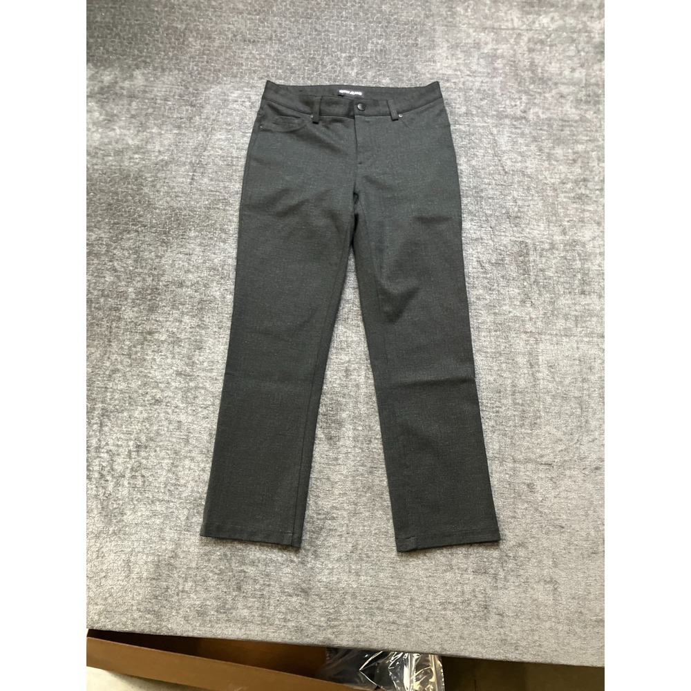 Dkny Jeans Chino Pants Womens XS Charcoal Gray Stretch Low Rise Straight Leg
